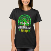 Shenanigans Squad Irish Gnomes Rainbow St Patrick' T-shirt (Voorkant)