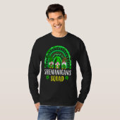 Shenanigans Squad Irish Gnomes Rainbow St Patrick' T-shirt (Voorkant volledig)