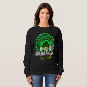 Shenanigans Squad Irish Gnomes Rainbow St Patrick" Trui (Voorkant volledig)