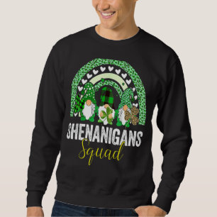 Shenanigans Squad Irish Gnomes Rainbow St Patrick" Trui