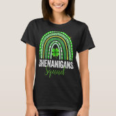 Shenanigans Squad Irish Rainbow Happy St Patrick's T-shirt (Voorkant)