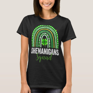 Shenanigans Squad Irish Rainbow Happy St Patrick's T-shirt