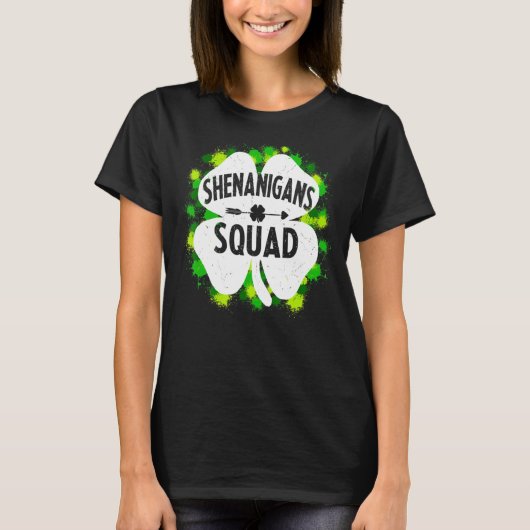 Shenanigans Squad Irish Saint Patricks Day 1 T-shirt (Voorkant)