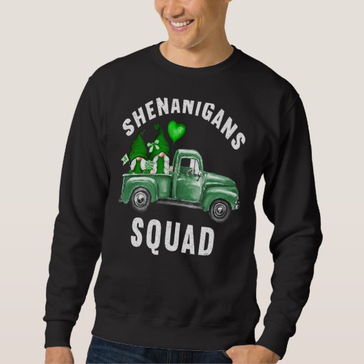 Shenanigans Squad Irish T-shirt Funny Gnomes Saint (Voorkant)