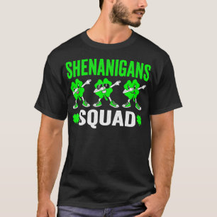 Shenanigans Squad Kinder St Patricks Day Outfit on T-shirt