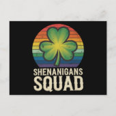 Shenanigans Squad Matching St Patricks Day Group Briefkaart (Voorkant)