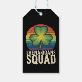Shenanigans Squad Matching St Patricks Day Group Cadeaulabel (Achterkant)