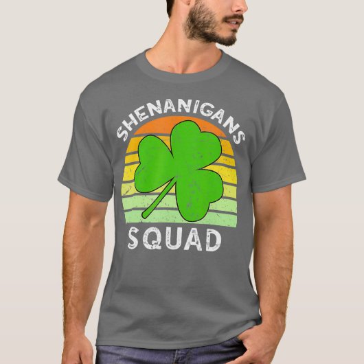Shenanigans Squad Matching St Patricks T-shirt (Voorkant)