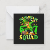 Shenanigans Squad Notitiekaartje (Achterkant)