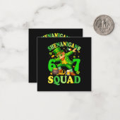 Shenanigans Squad Notitiekaartje (Voorkant / Achterkant in situ)