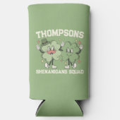 Shenanigans Squad Retro Custom St. Patrick's Day Seltzer Blikjeskoeler (Voorkant)