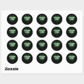 Shenanigans Squad Saint Patricks Day Ronde Sticker (Vel)