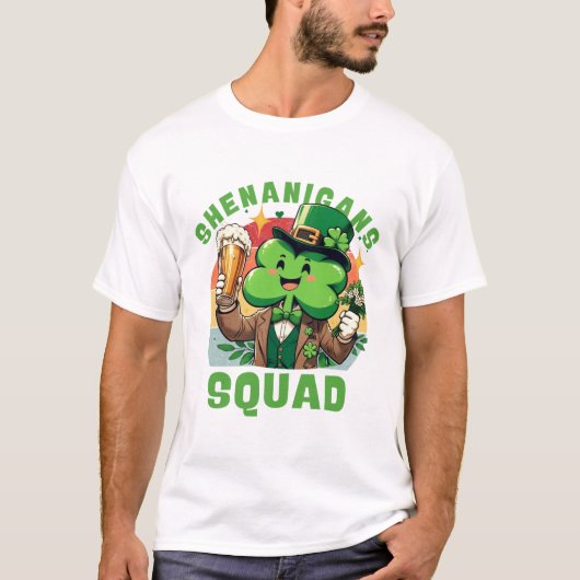 Shenanigans squad (Sint Patrick) T-shirt (Voorkant)