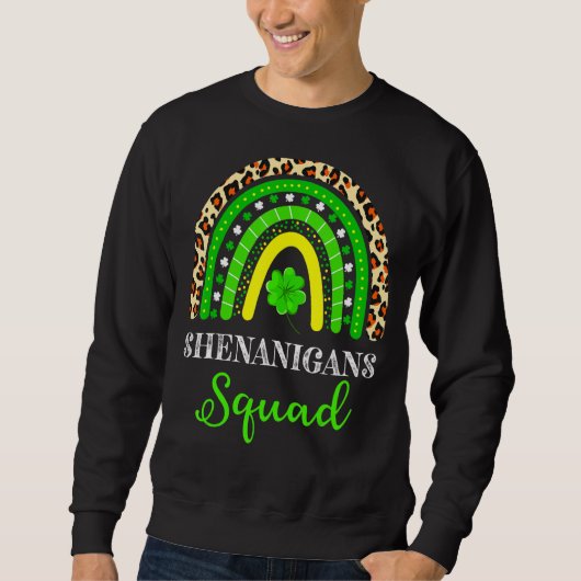 Shenanigans Squad St Patrick S Day Mannen Vrouwen Trui (Voorkant)