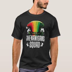 Shenanigans Squad St Patricks C Leaf T-shirt