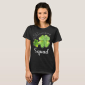 Shenanigans Squad St. Patrick's Dag Klavertje C T-shirt (Voorkant volledig)