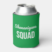 Shenanigans Squad St Patrick's Day Blikjeskoeler (Blikje Voorkant)
