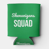 Shenanigans Squad St Patrick's Day Blikjeskoeler (Voorkant)