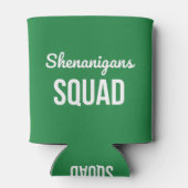 Shenanigans Squad St Patrick's Day Blikjeskoeler (Achterkant)