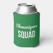Shenanigans Squad St Patrick's Day Blikjeskoeler (Blikje Achterkant)