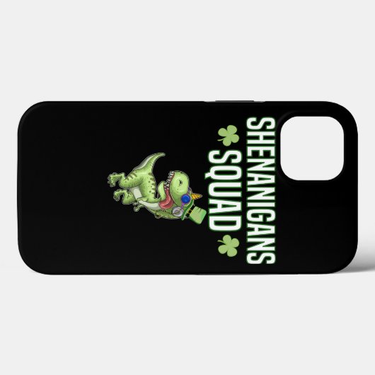 Shenanigans Squad St Patricks Day Dinosaur Dino Bo Case-Mate iPhone Case (Achterkant (horizontaal))