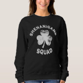Shenanigans Squad St Patricks Day Funny Matching Trui (Voorkant)
