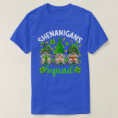 Shenanigans Squad St Patricks Day Gnome Green Iris T-shirt (Design voorkant)
