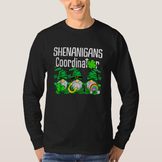 Shenanigans Squad St Patricks Day Gnomes familie T-shirt (Voorkant)