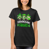 Shenanigans Squad St Patricks Day Gnomes Green Pro T-shirt (Voorkant)