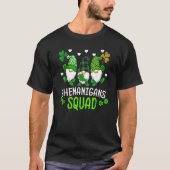 Shenanigans Squad St Patricks Day Gnomes Green Pro T-shirt (Voorkant)