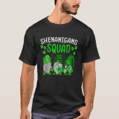 Shenanigans Squad St Patricks Day Gnomes Green Pro T-shirt (Voorkant)