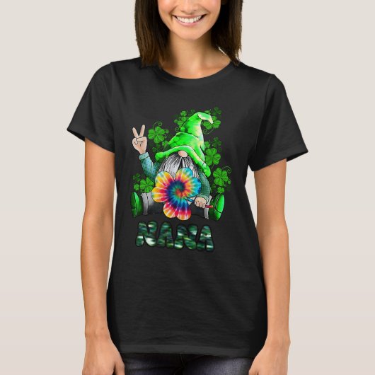 Shenanigans Squad St Patricks Day Gnomes Green Pro T-shirt (Voorkant)