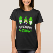 Shenanigans Squad St Patricks Day Gnomes Green Pro T-shirt (Voorkant)