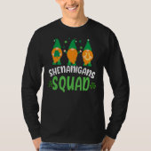 Shenanigans Squad St Patricks Day Gnomes Green Pro T-shirt (Voorkant)