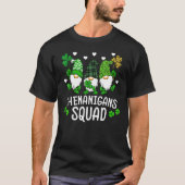 Shenanigans Squad St Patricks Day Gnomes Green Pro T-shirt (Voorkant)