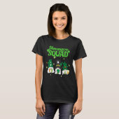 Shenanigans Squad St Patricks Day Gnomes Green Pro T-shirt (Voorkant volledig)