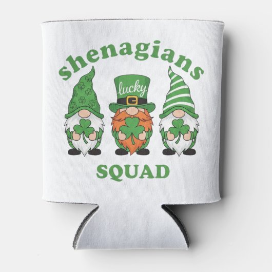 Shenanigans Squad St. Patrick's Day Kabouters Blikjeskoeler (Voorkant)