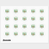 Shenanigans Squad St. Patrick's Day Kabouters Rond Ronde Sticker (Vel)