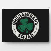 Shenanigans Squad St Patrick's Day Klaver Fotoplaat (voorkant)
