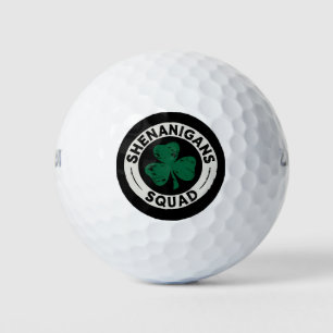 Shenanigans Squad St Patrick's Day Klaver Golfballen