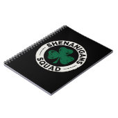 Shenanigans Squad St Patrick's Day Klaver Notitieboek (Linkerzijde)