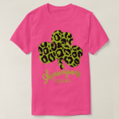 Shenanigans Squad St Patrick's Day Leopard Print S T-shirt (Design voorkant)