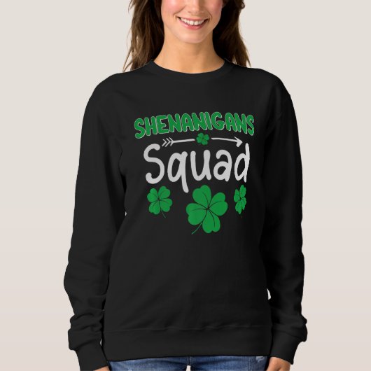 Shenanigans Squad St Patrick's Day Matching Group Trui (Voorkant)