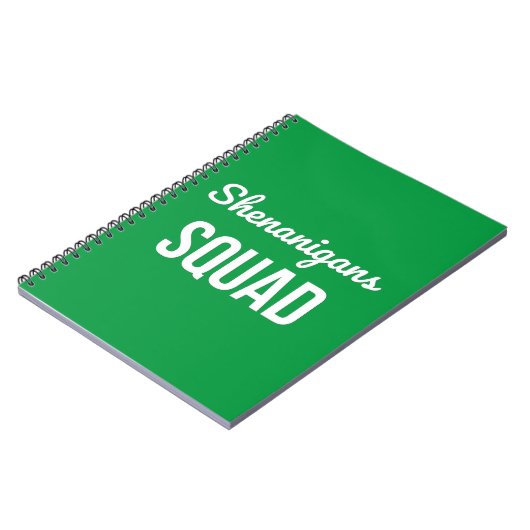 Shenanigans Squad St Patrick's Day Notitieboek (Linkerzijde)