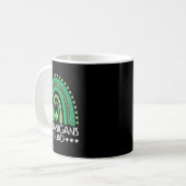 Shenanigans Squad St Patrick's Day Rainbow Shamroc Koffiemok (Voorkant links)