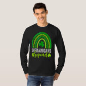 Shenanigans Squad St Patrick's Day Rainbow Shamroc T-shirt (Voorkant volledig)