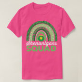 Shenanigans Squad St Patricks Day Rainbow Team T-shirt (Design voorkant)