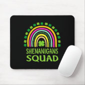 Shenanigans Squad St Patrick's Day Regenboog Shamr Muismat (Met muis)