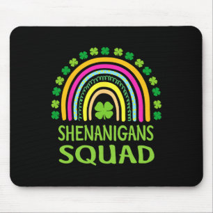 Shenanigans Squad St Patrick's Day Regenboog Shamr Muismat