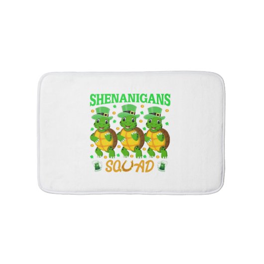 Shenanigans Squad St. Patrick's Day Schattigee sch Badmat (Voorkant)
